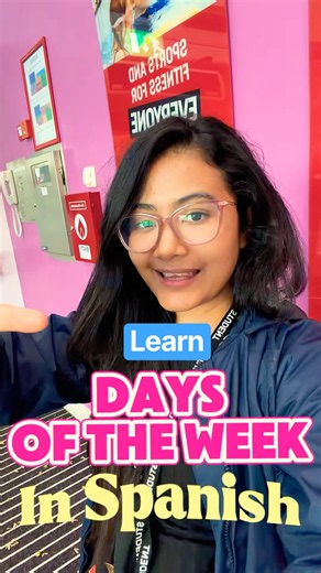 How to Say the Days of the Week in Spanish | learn Spanish| Días de la semana #spanishlearning