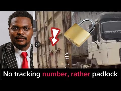 Blord verydarkman used a container tracking number to unlock . Why using padlock 🤣🤣