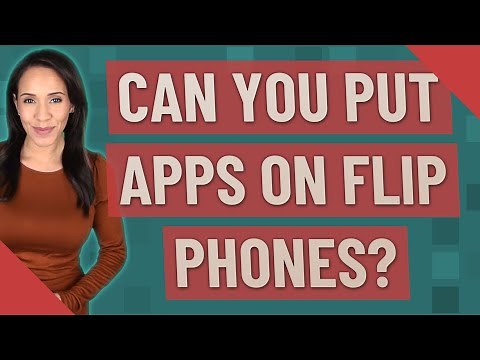 Can you put apps on flip phones?