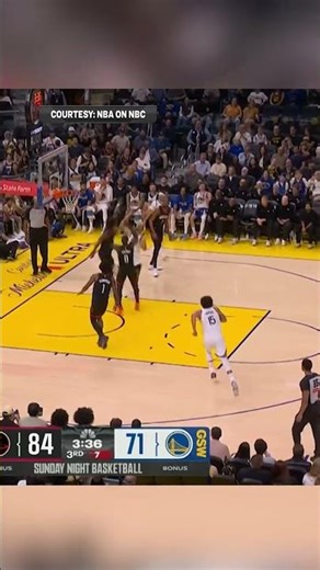Steph is back to hitting ridiculous shots without getting the foul call 🙂 | NBC Sports Bay Area