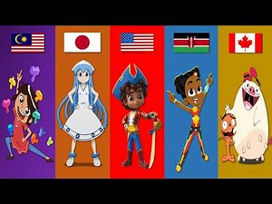 Cartoons From Different Countries | Pt.134