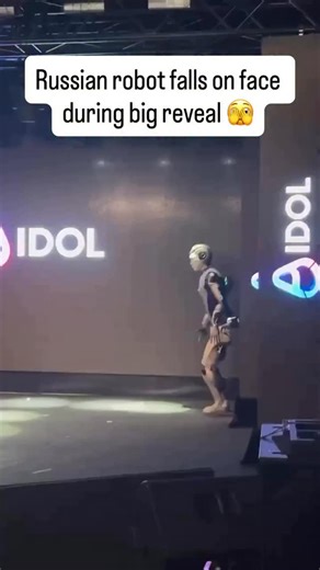 A Russian firm unveiled a humanoid robot dubbed Aldol during a flashy showcase in Moscow, only for it to fall on its face. Figuratively *and* literally. All to the iconic soundtrack of Rocky, no less. | Futurism