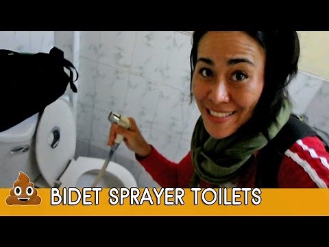 HOW TO USE BIDET SPRAYER TOILETS ( aka BUM GUNS IN THAILAND !!)