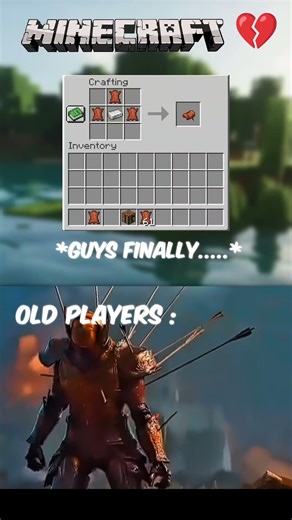 Minecraft Veterans After Seeing the Saddle Recipe 💀