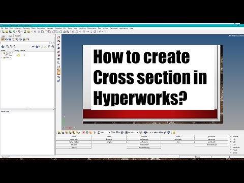 L02- How to create cross section in hyperworks