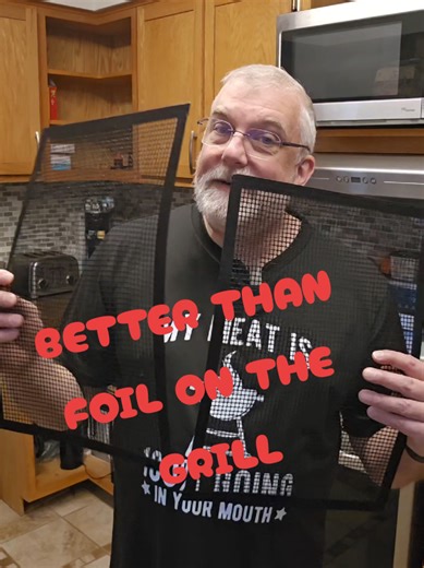 Grilling, smoking, or cooking on a charcoal grill? @BBQ Butler Mesh BBQ Mats make outdoor cooking cleaner, easier, and more efficient. These reusable mesh mats sit right on your grill grates, keeping food from falling through while still allowing smoke and heat to circulate. A great alternative to aluminum foil for grilling meats, veggies, and more—without the mess.