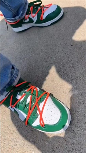 Off-White "Pine Green" Dunks 🟢🧡 #KicksByLos