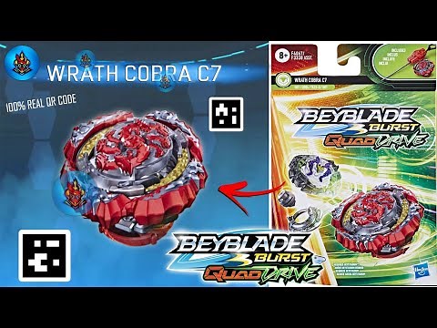 NEW QR CODE WRATH COBRA C7 + ALL COBRA QR CODES BEYBLADE BURST QUADDRIVE APP