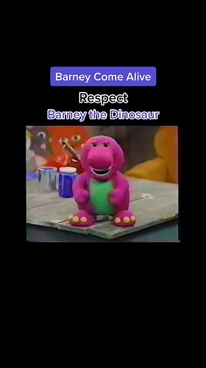 After Barney when he come alive when their Imagination This is Respect of Barney #barney #kidsforcharacter