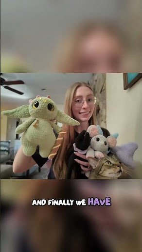 My Cat's Reaction to my Crochet Plushies! #shorts