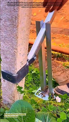 Mechanical Fence Post Puller for Fast Extraction