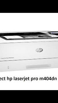 how to connect hp laserjet pro m404dn to wifi.