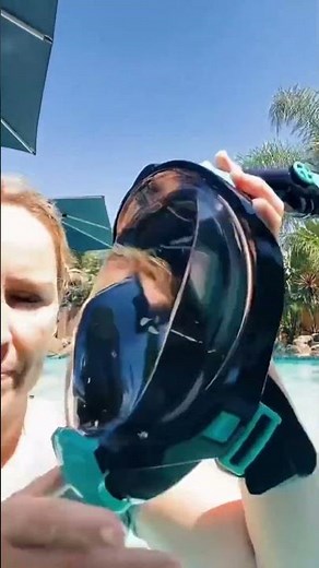 Snorkeling Made Simple with the Greatever G2 ✨Easy Breathing & Clear View🤿 #fullfacemask #swimming