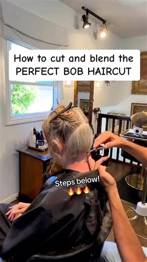 How to cut and blend the perfect bob haircut!