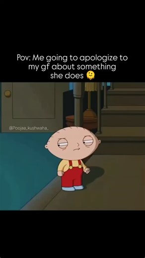 Poojaa✨ | Stories: ❤️ •This video shows Stewie Griffin and his stuffed teddy bear, Rupert, from the animated television series Family Guy. •One... | Instagram