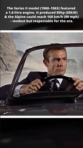 The Cars of James Bond: Sunbeam Alpine (Dr. No - 1962)