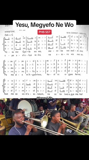 Tonic Solfa Notation for Yesu, Megyefo ne wo by Starlight Band