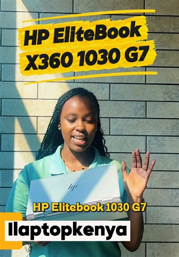 HP EliteBook 1030 G7 X360 – Ksh 57,000 Only • Processor: Intel Core i7-10610U (10th Gen) — up to 4.9 GHz Turbo Boost • RAM: 16GB DDR4 — smooth multitasking & productivity • Storage: 512GB SSD — fast boot, quick app loading • Display: 13.3″ Full HD Touchscreen (360° Convertible) • Design: X360 — use as laptop, tablet, tent or stand mode • Graphics: Intel UHD Graphics • Build: Premium business-class aluminum chassis • Features: Backlit keyboard, fingerprint reader, Wi-Fi, Bluetooth • Ports: USB-C 