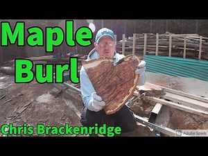 #37 Maple Burl On The Woodland Mills Sawmill | How To Cut A Small Block On A Sawmill