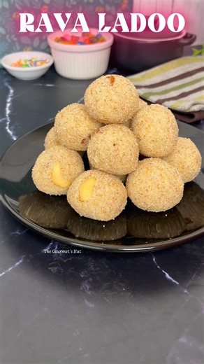 Rava Ladoo Recipe in 10 Minutes #easyrecipes #recipe #ytshorts