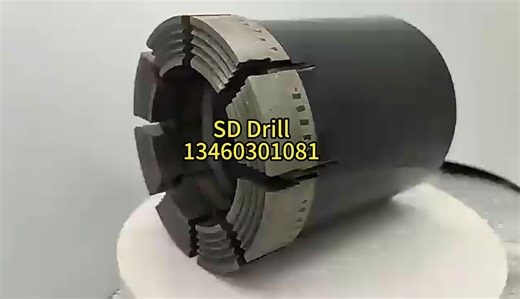 HQ3 Carbon Steel Forged Diamond Core Drill Bits for Well Drilling Wear Resistant