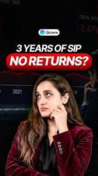 Why is your mutual fund SIP giving negative returns?