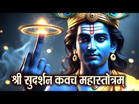 श्री सुदर्शन कवच महास्तोत्रम् | Krishna Sudarshan Chakra Kavach | Powerful Protection Stotra #mantra