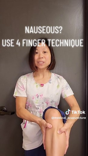 Nausea Relief: 4 Finger Acupressure Technique