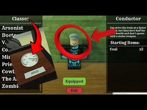 NEW Conductor Class Showcase, CRAZY FAST TRAIN (Dead Rails Update)