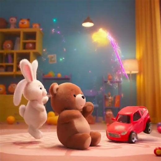 Toys Come Alive & Start Dancing in the Room! 🧸🚗🤖🐰✨ |