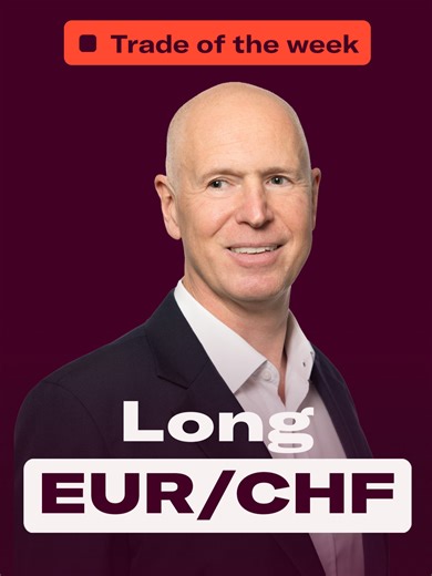 EUR/CHF is back at a major long-term support zone that has held multiple times on the monthly chart. With safe-haven demand for the Swiss franc potentially easing, a rebound could be setting up. 📈 Trade of the week: Entry ~ CHF0.9215 Stop loss: CHF0.9160 Target: CHF0.9340 More weekly trade ideas on the channel. #Forex #EURCHF #Trading #TechnicalAnalysis #Markets #TradeOfTheWeek