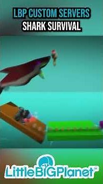 LittleBigPlanet Shark Survival (Part 2) | LBP Custom Servers #shorts #gaming #playstation