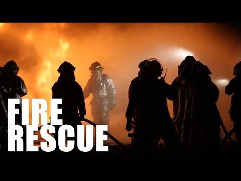 Inside Marine Aircraft Fire Rescue Training