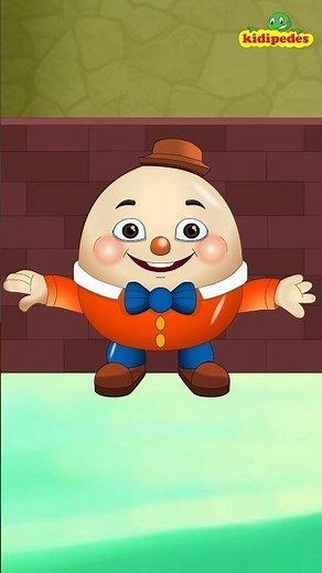 Humpty Dumpty🥚| Children Nursery Rhymes & Kids Songs | Preschool & Kindergarten | Kidipedes