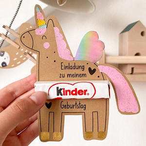 Einhorn Kindereinladung - A4 PDF Druckvorlage, Einladungskarte Kindergeburtstage, Bastelvorlage, Geburtstagseinladung, Einladung Einhorn - Etsy.de