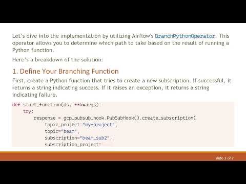 How to Create a Custom Airflow Operator for Pub/Sub to Handle Conditions Efficiently