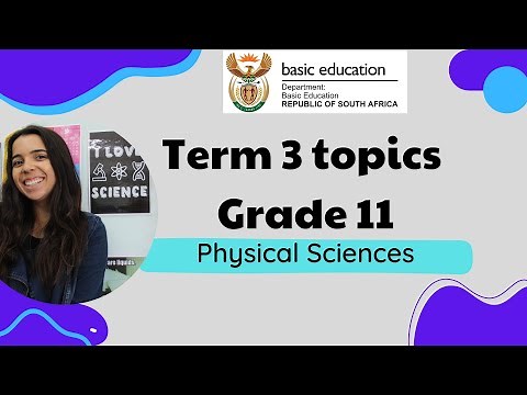 Physical Sciences Term 3 Topics Grade 11