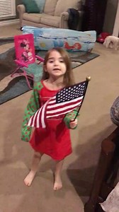 Here is a throwback to 9 years ago when Kate Robinson was learning the pledge. She is a little bit country… 😂🇺🇸 #Kate #america #Country | Scotty Robinson