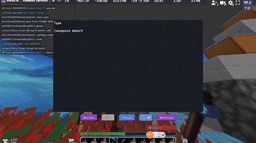 生存Code Block Bug {bloxd.io}