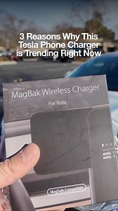 5.2K views · 249 reactions | The BEST line-of-sight mount and iPhone wireless charger designed for your Tesla to blend seamlessly into the dashboard. | MagBak | Facebook