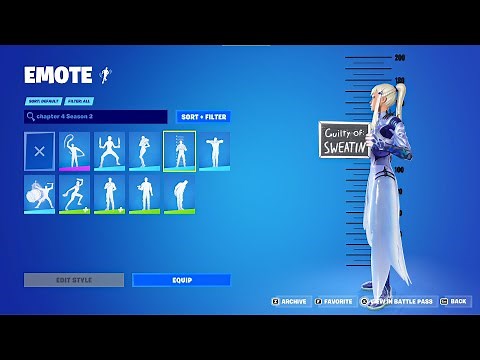 Fortnite All SEASON 2 Battle Pass Emotes Showcase!