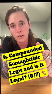 Is Compounded Semaglutide Legit and is it Legal? (6/7) How to inject Compounded Semaglutide and When Can you Compound a Commercially Available Drug Product? #doctor #pharmacist #pharmacy #GLP #glp1 #weight #med #compound #science #law #weightloss #ozempic #wegovy #mounjaro #zepbound #trulicity #diabetes | Dr. Kati Forbes, PharmD, RPh