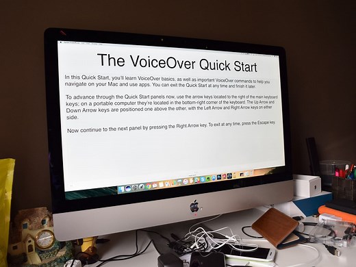 How to enable VoiceOver on Mac