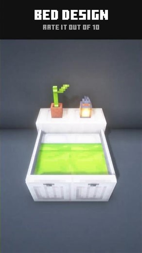 Cool Bed Design in Minecraft 🌸 #17