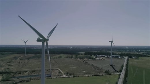 Pinwheels, Wind Power, Energy. Free Stock Video