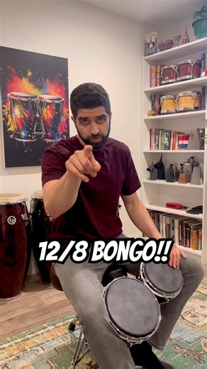 Bongo, bongo, bongo 🎉 #rbperc #shorts #latinmusic #drummer