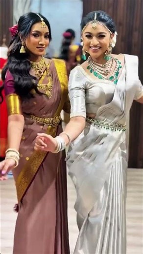 Draped in elegance, moving like queens. 👑| Sireessha Silk Sarees