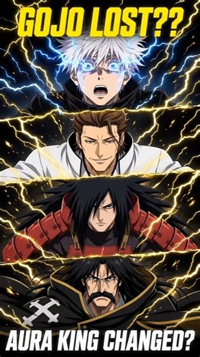 GOJO LOST?? New AURA KING is HERE 👑 Gojo vs Aizen vs Madara vs Yhwach