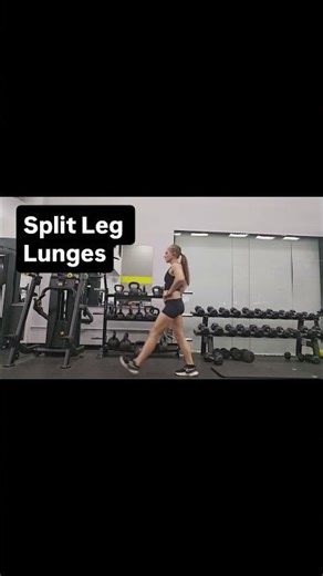 SPLIT LEG LUNGES