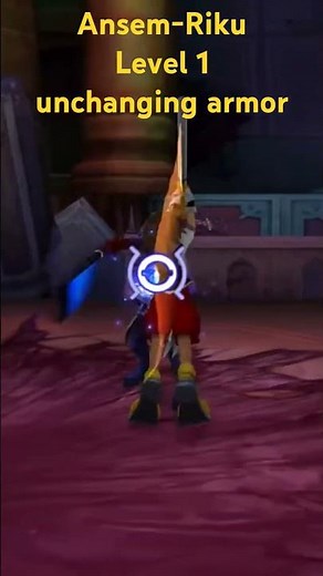 Ansem-Riku Level 1 Unchanging Armor #kh1 #kingdomhearts #challengeruns